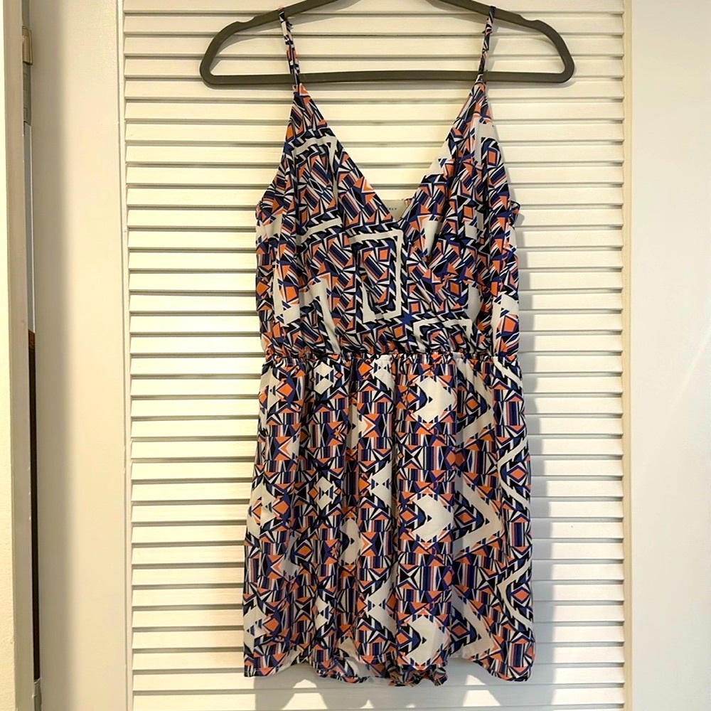 Everly patterned romper